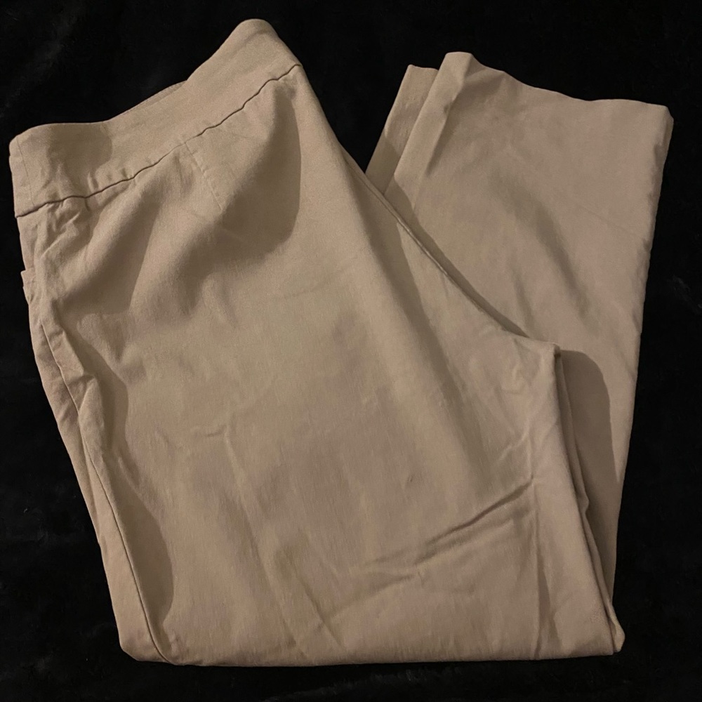 Tan Capri Pants